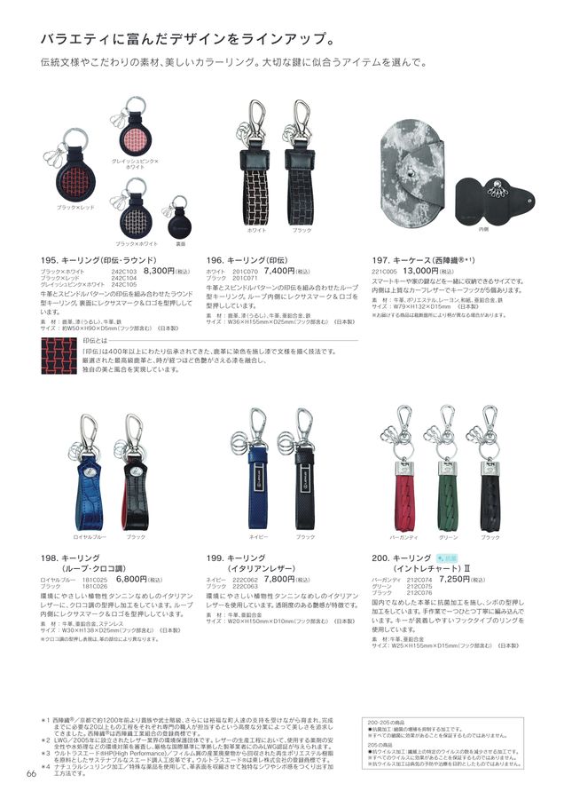 Yahoo!オークション - LEXUS Collection キーリング(カーフ