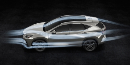 LEXUS NX 空力イメージ