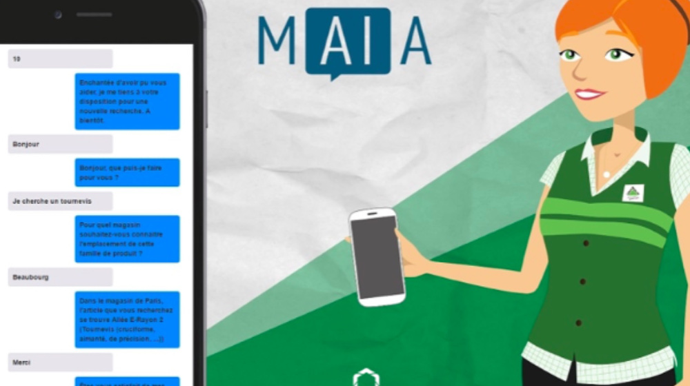 フランスのホームセンター「Leroy Merlin」がローンチしたチャットボット「MAIA」