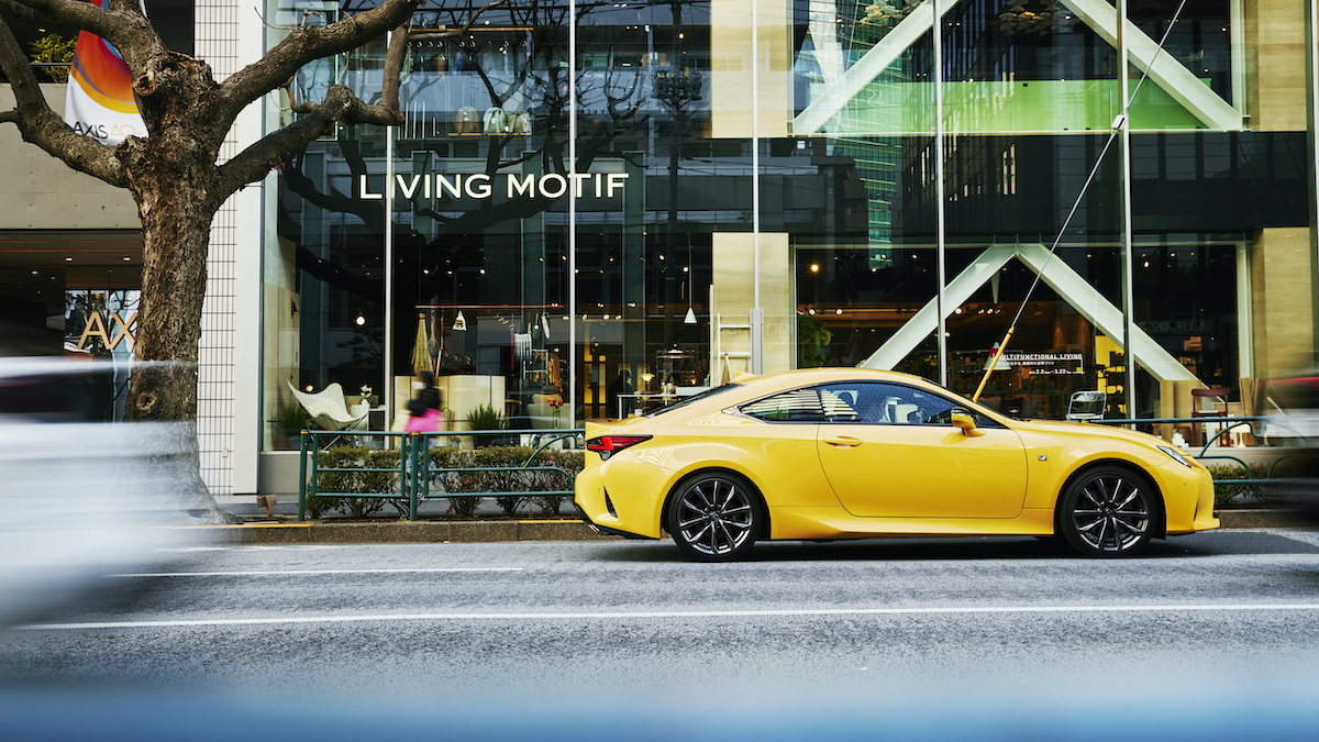 LIVING MOTIFにもLEXUS RC350 “F SPORT”で向かった