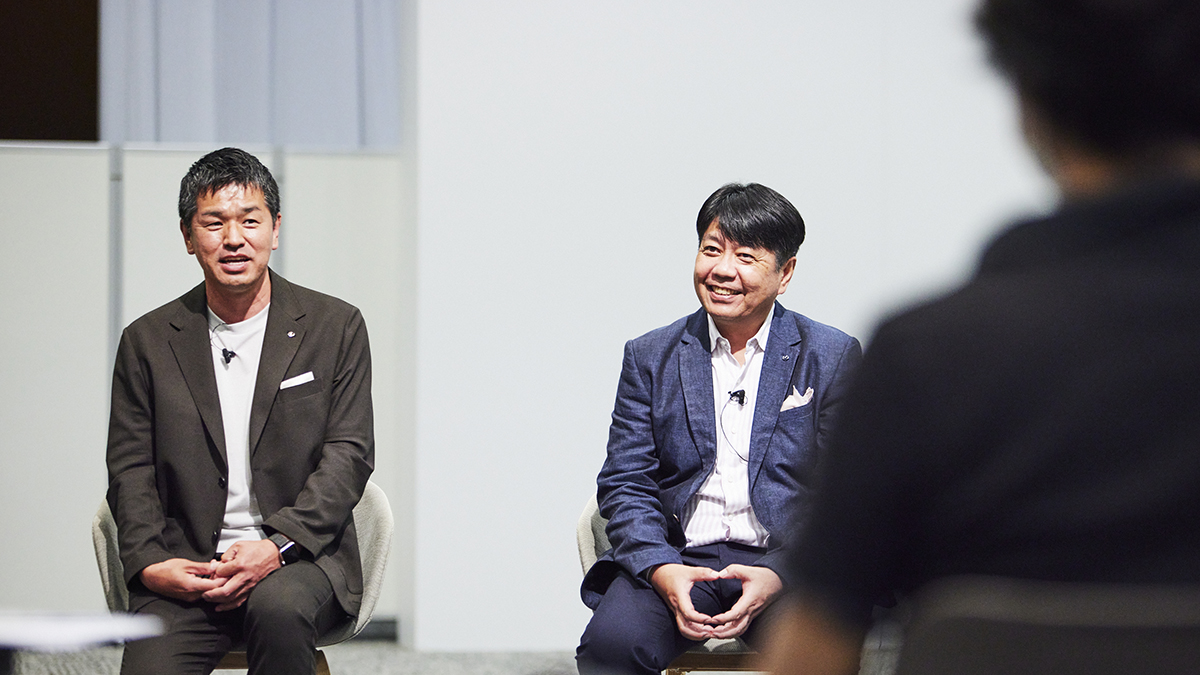 RZチーフエンジニア渡辺剛、RXチーフエンジニア大野貴明