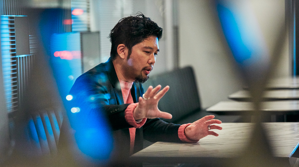 SSFF & ASIAの諏訪慶氏。SSFF & ASIAでは映画祭への出品支援も行っているという。