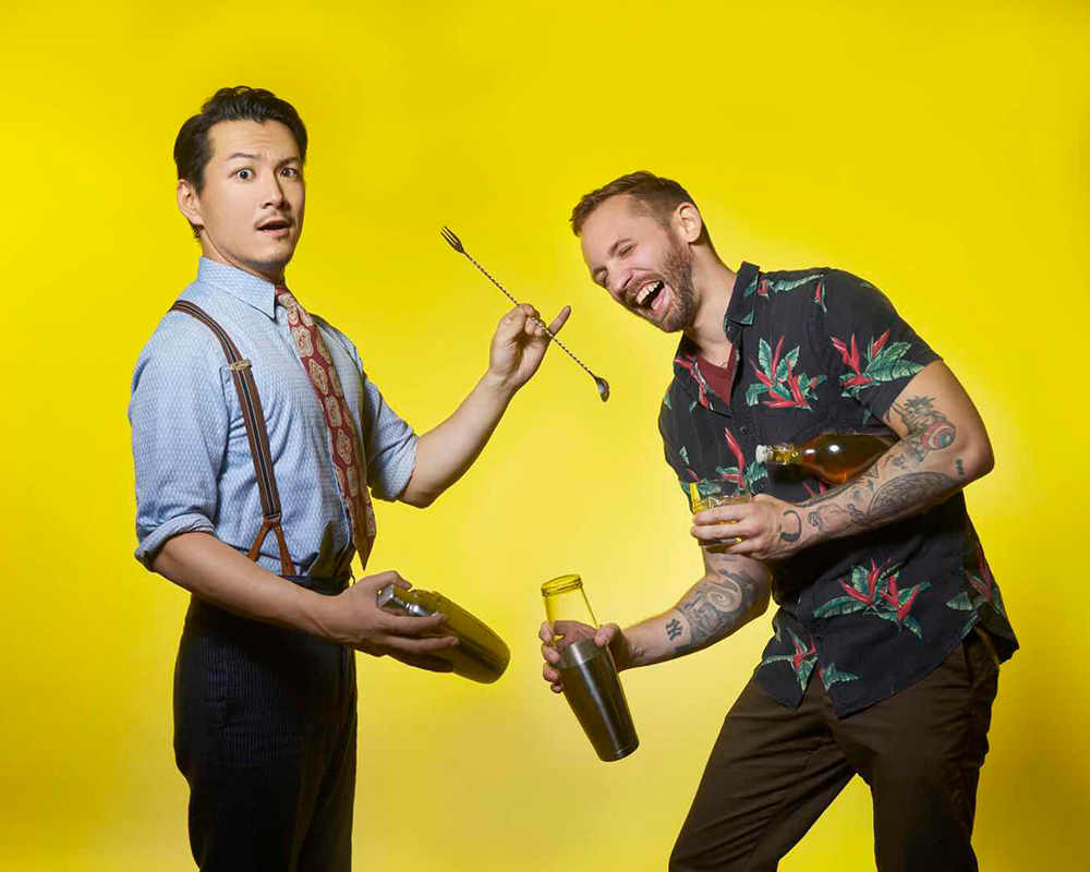 「The Odd Couple」のイメージビジュアル。1968年の米国映画「おかしな二人」がモチーフ