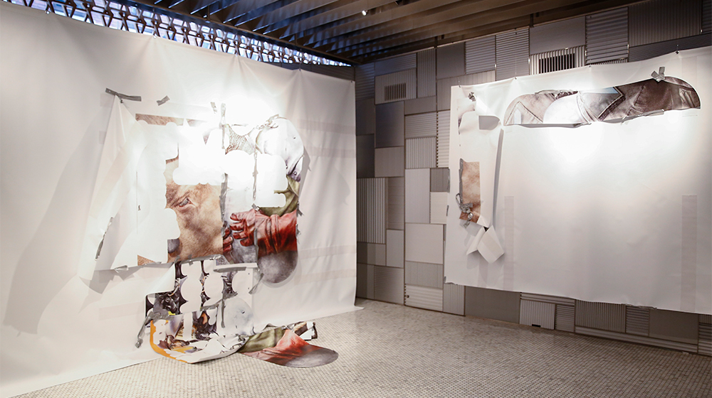 「INTERSECT BY LEXUS」1Fに展示された藤原聡志の作品
