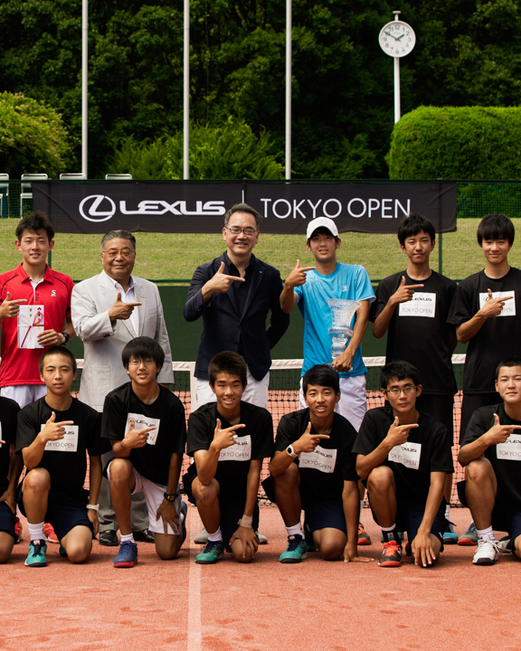 Lexus Tokyo Open グランドスラムへと通じるプロテニス界の登竜門 Lexus Visionary ビジョナリー