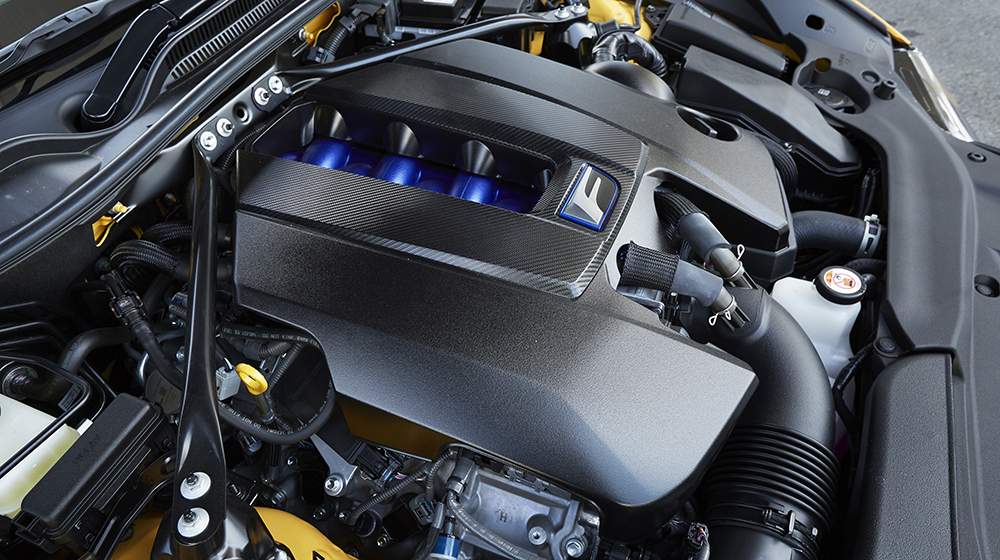V型8気筒5リッター自然吸気エンジンは最高出力354kW(481ps )と最大トルク535N・mを発生させる