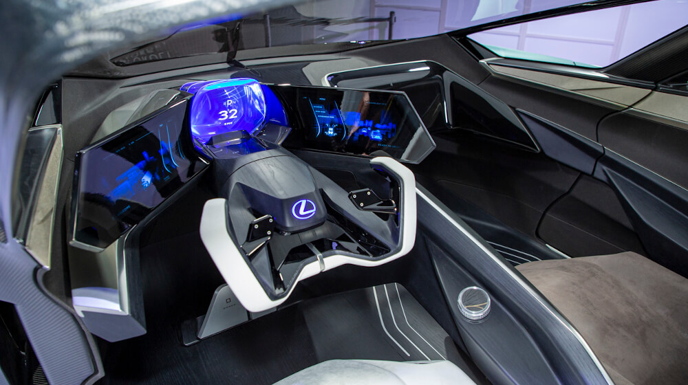 自動運転が可能なEVでありながら、官能的であることを旨とする同コンセプトカー。