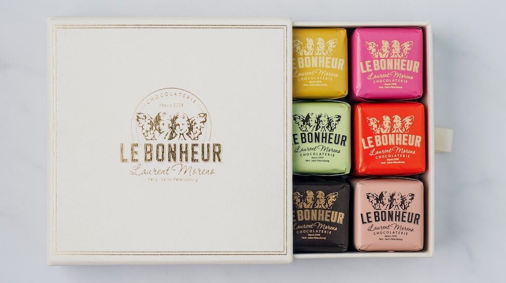 Chocolaterie Le Bonheurのチョコレートボックス