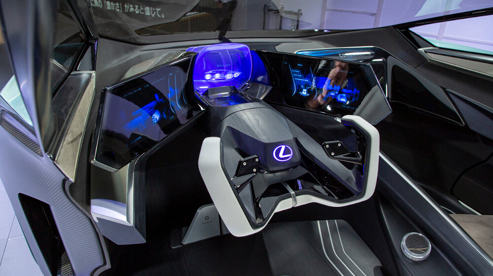 東京モーターショー19 最先端技術と車がもたらす 五感の楽しみを展示したレクサスブース Lexus Visionary ビジョナリー