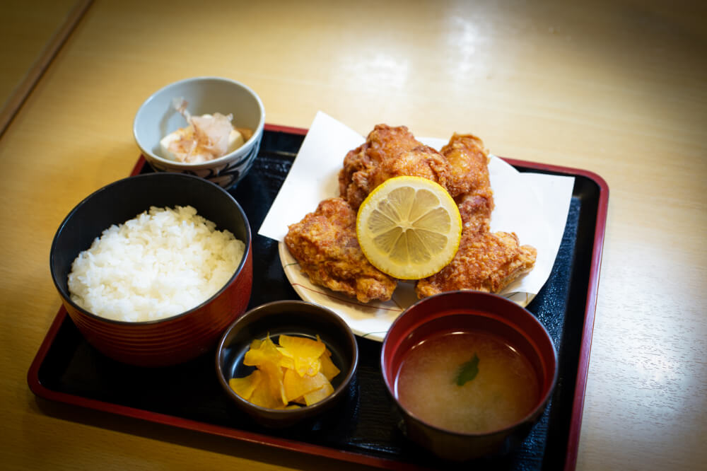 小樽名物のザンギ定食