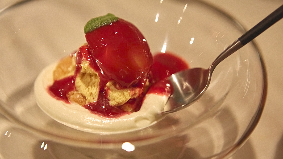 - Dessert – リンゴ バニラ ラズベリー