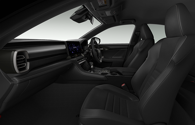 特別仕様車“F SPORT Mode Black Ⅴ”ウルトラスエード(R)＆L tex/ブラック/サテンクロム<EF25>
