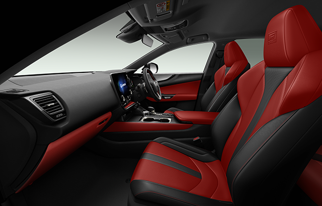 “F SPORT”専用本革/“F SPORT”専用フレアレッド/ダークスピンアルミ<LB33>